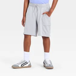 Boys' Pull-On Knit Cargo Shorts - art class™ Gray S