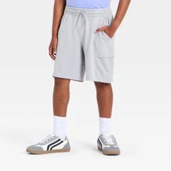 Boys' Pull-On Knit Cargo Shorts - art class™ Gray S