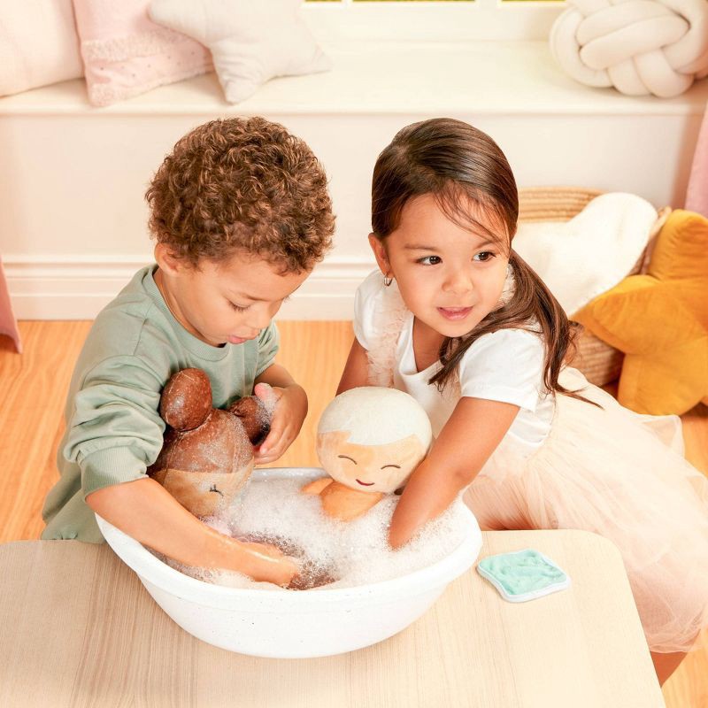 slide 5 of 10, LullaBaby 14" Plush Bath Doll Blond Boy, 1 ct