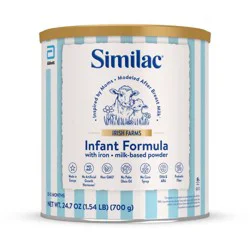 Similac Irish Farms Powder Infant Formula - 24.7oz: For Brain Development, Immune System Support