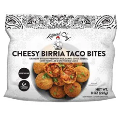 Tattooed Chef Cheesy Birria Taco Bites - 8oz