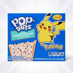 Pop-Tarts Pokémon Frosted Vanilla Cupcake Toaster Pastries - 20.3oz/12ct