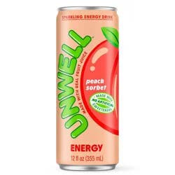 Unwell Energy Peach Sorbet - 12 fl oz