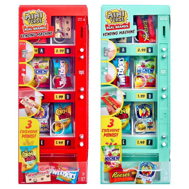slide 1 of 7, MGA's Miniverse Real Brands Vending Machine with One Vending Machine Included, 1 ct