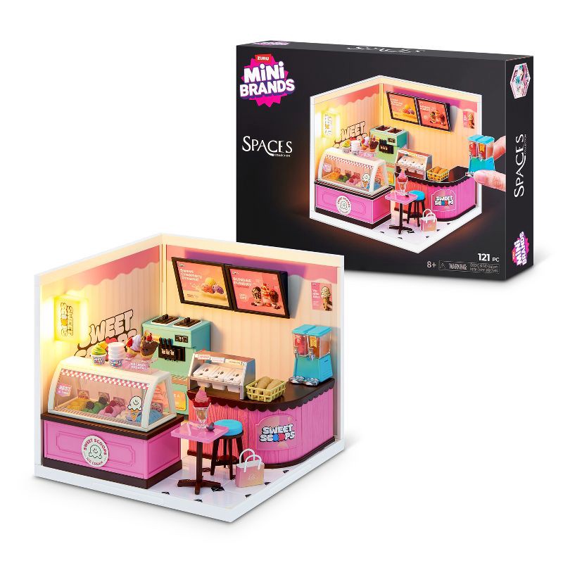 slide 1 of 8, Mini Brands Mini Spaces - Sweet Scoop, 1 ct