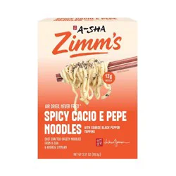 A-Sha Foods USA Zimm's Spicy Cacio E Pepe Noodles - 3.37oz