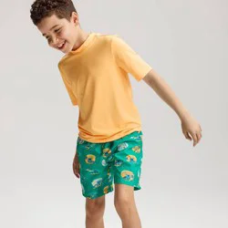 Boys' Beach Vibes Swim Trunks - Cat & Jack™ Green L