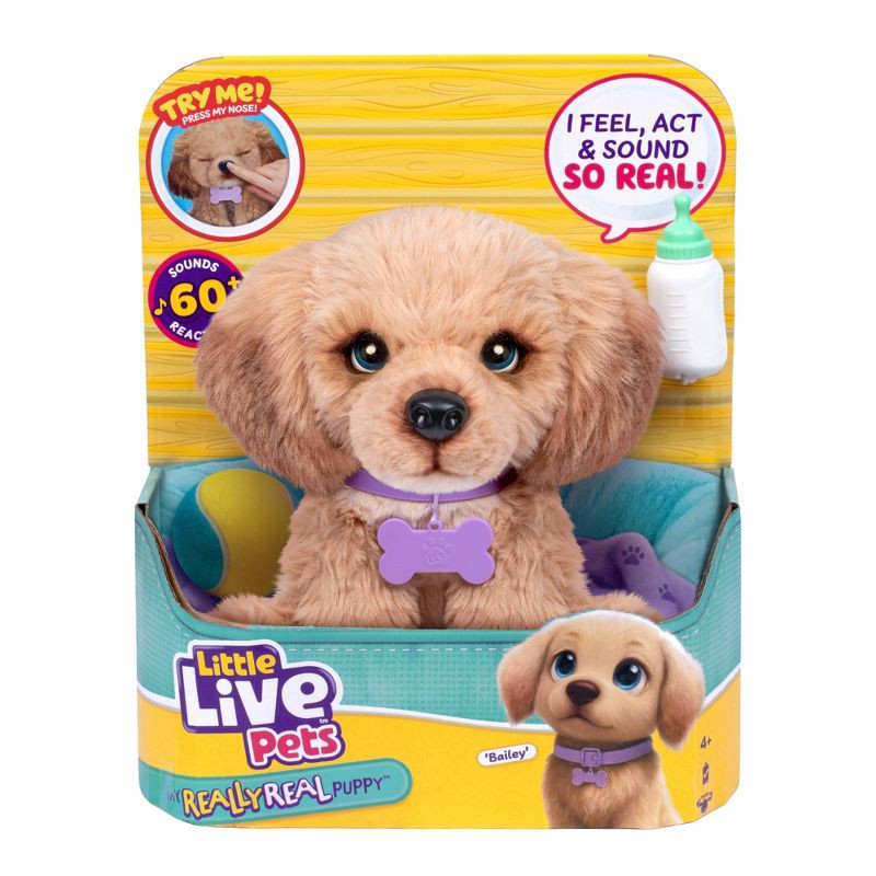 slide 1 of 13, Little Live Pets My Really Real Puppy - Bailey, 1 ct