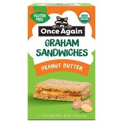Once Again Peanut Butter Graham Sandwiches Cookies - 7.95oz