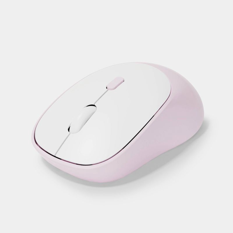slide 1 of 5, Bluetooth Ergonomic Mouse - heyday™ Pastel Pink, 1 ct