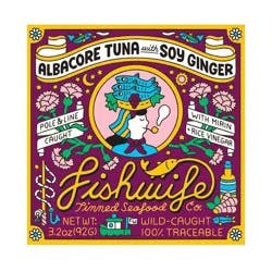 Fishwife Tinned Seafood Co Albacore Tuna with Soy Ginger - 3.2oz