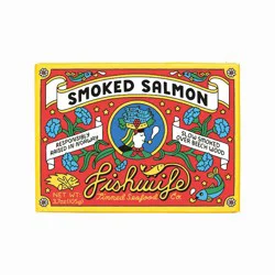 Fishwife Tinned Seafood Co Smoked Salmon - 3.7oz