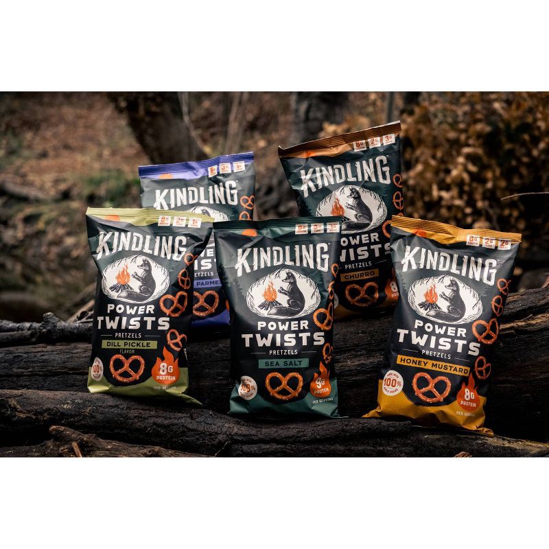 slide 4 of 7, Kindling Power Twists Honey Mustard Pretzels - 6.5oz, 6.5 oz