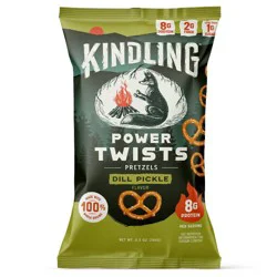 Kindling Power Twists Dill Pickle Pretzels - 6.5oz