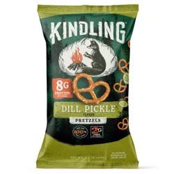 Kindling Dill Pickle Protein Pretzels Snack Bag - 6.5oz