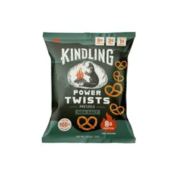 Kindling Power Twists Sea Salt Pretzels - 1.06oz/8pk