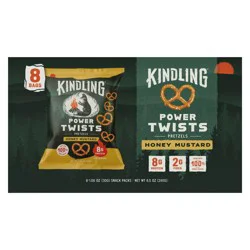 Kindling Power Twists Honey Mustard Pretzels - 1.06oz/8pk