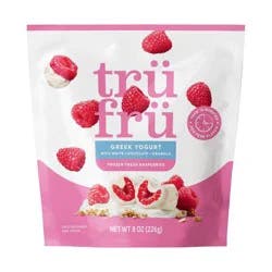 Tru Fru White Chocolate Raspberries Greek Yogurt with Granola - 8oz