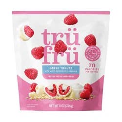 Tru Fru White Chocolate Raspberries Greek Yogurt with Granola - 8oz