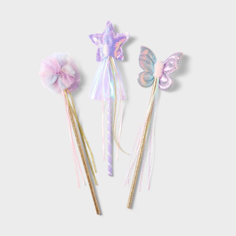 slide 1 of 4, Pretend Play Wand 3pk - Gigglescape™, 3 ct