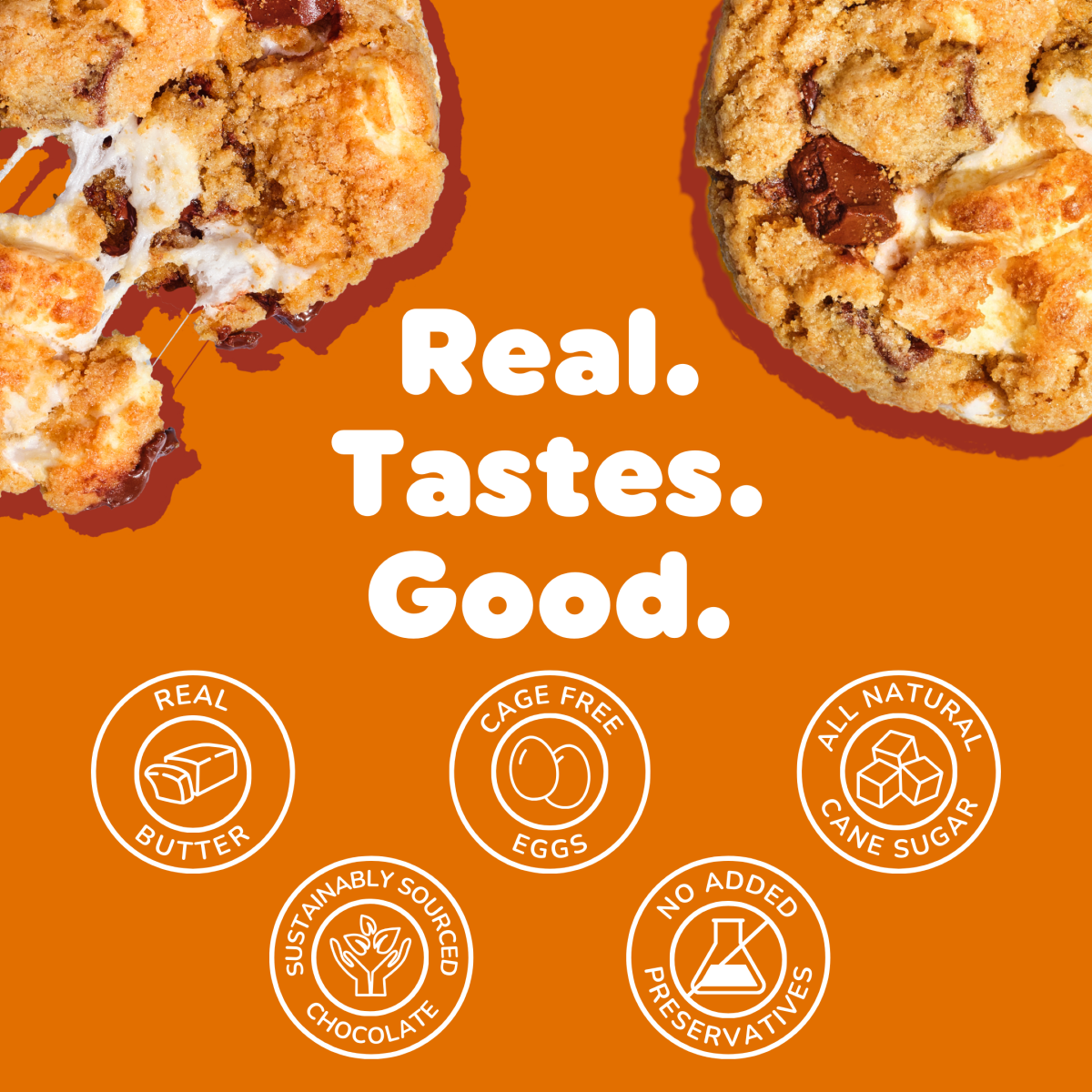 slide 2 of 4, Bakr Dough Cookie Smores, 12 oz., 12 oz