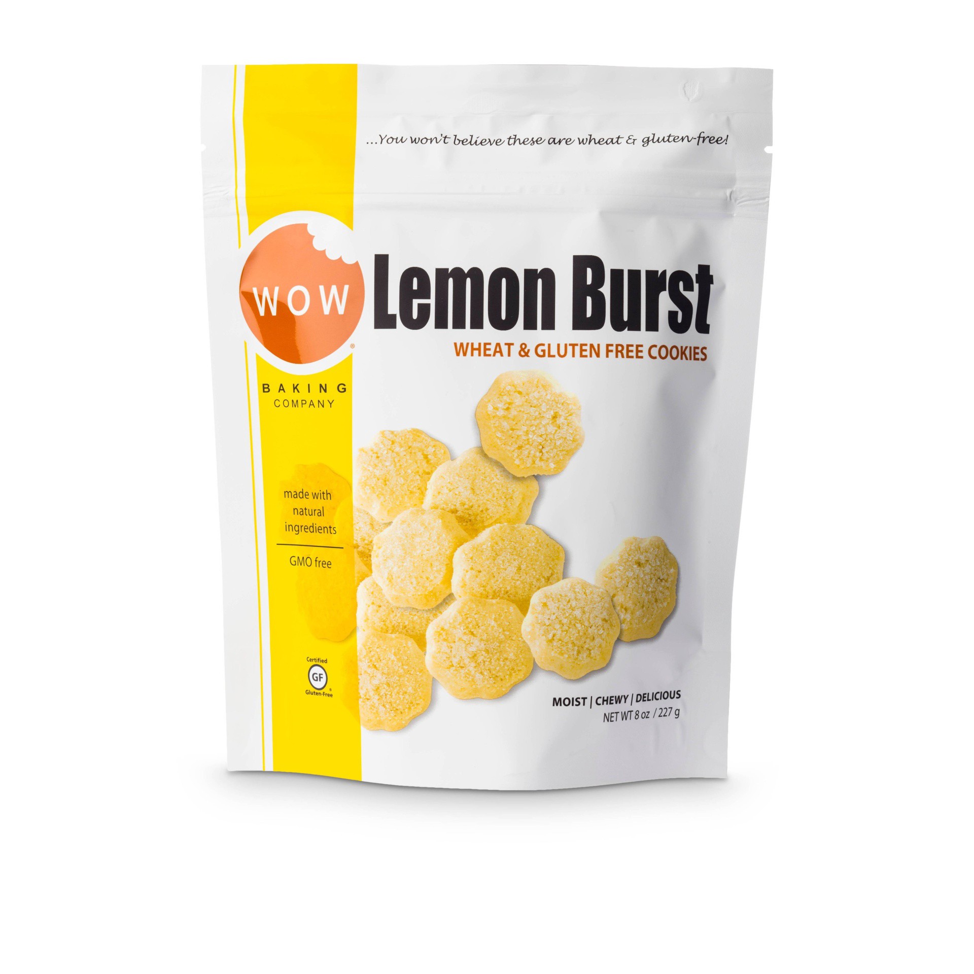slide 1 of 4, WOW Baking Gluten-Free Soft Baked Lemon Burst Cookies 8 oz, 8 oz