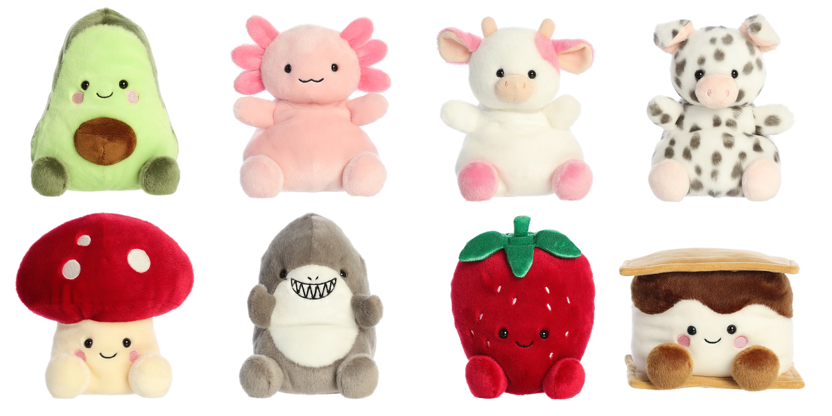 slide 1 of 4, Aurora 8" Palm Pals Assortment, 8 in