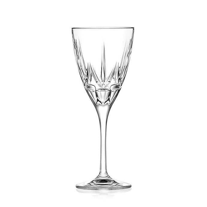 slide 1 of 2, Lorren Home Trends Chic White Wine Glasses, 6 ct