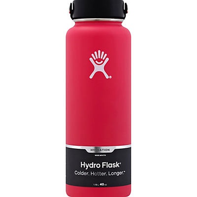slide 1 of 1, Hydro Flask Wide Mouth Watermelon, 40 oz