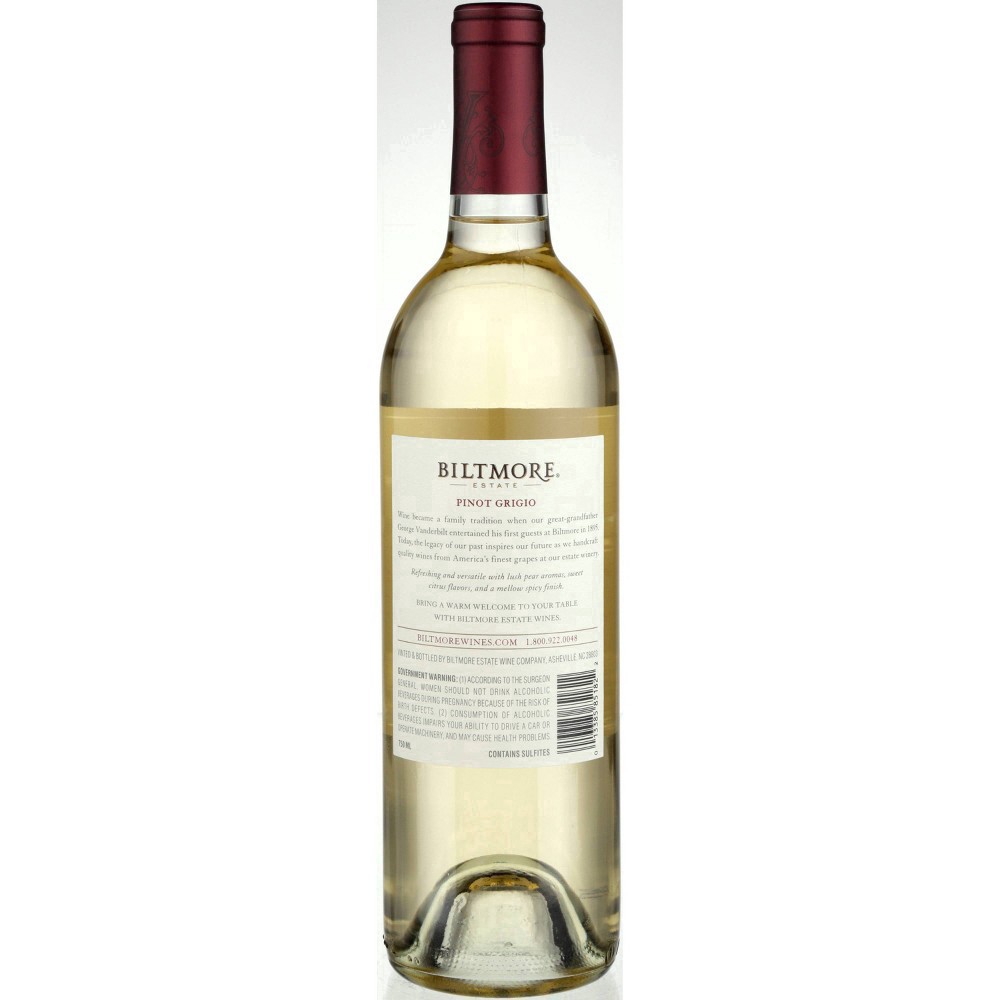 slide 3 of 7, Biltmore Estate Pinot Grigio, 750 ml