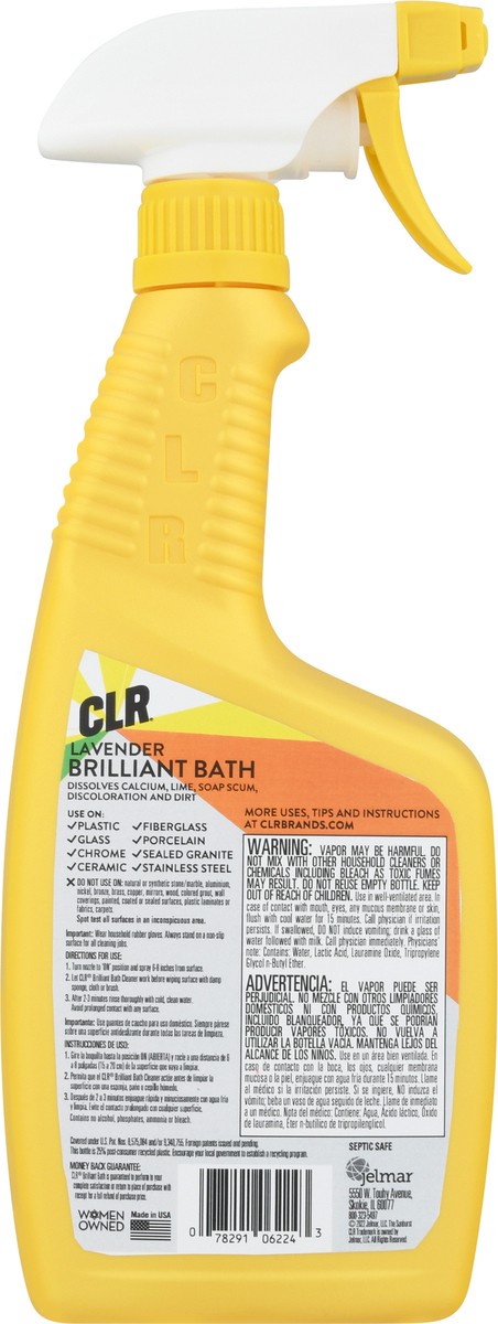 slide 4 of 9, CLR Brilliant Bath Lavender Foaming Cleaner 26 fl oz, 26 fl oz