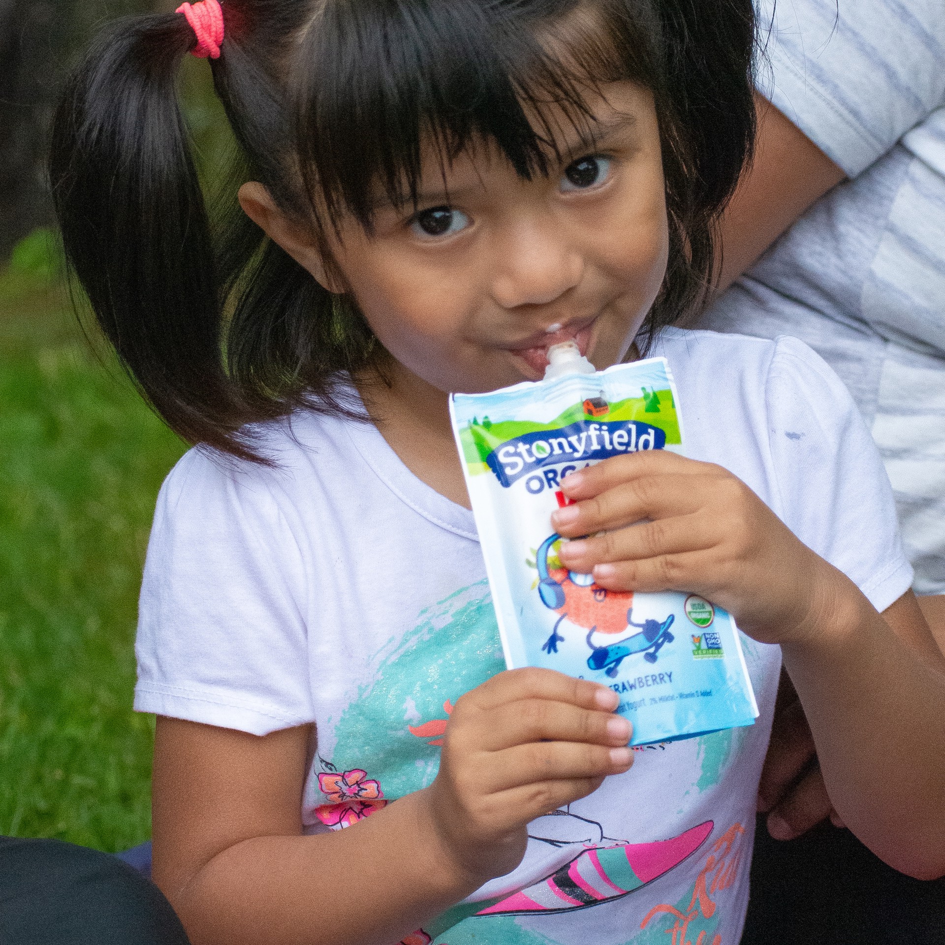 slide 2 of 6, Stonyfield Organic Pear Spinach Mango Whole Milk Yogurt 3.5 oz. Pouch, 3.5 oz