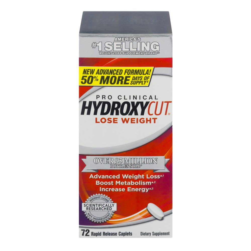 slide 1 of 6, Hydroxycut Rapid Release Caplets, 72 ct