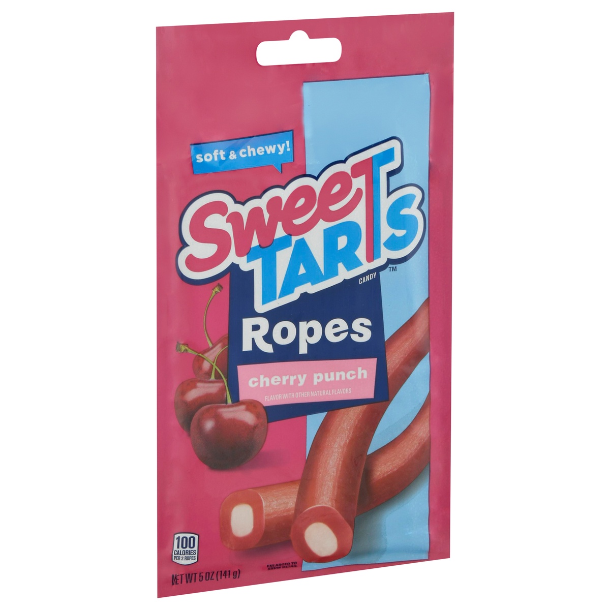 slide 2 of 11, SweeTARTS Cherry Punch Soft & Chewy Ropes, 5 oz