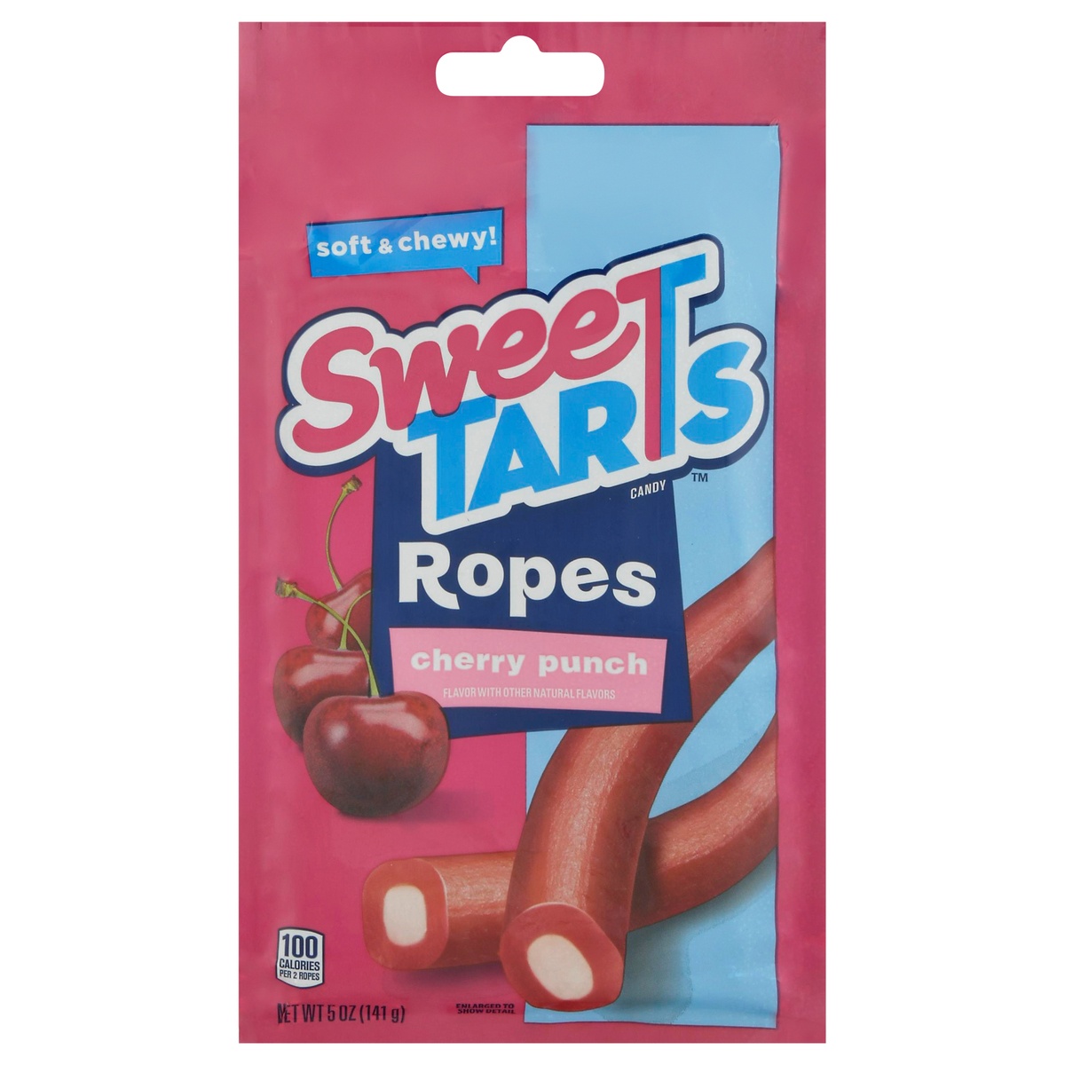 slide 11 of 11, SweeTARTS Cherry Punch Soft & Chewy Ropes, 5 oz
