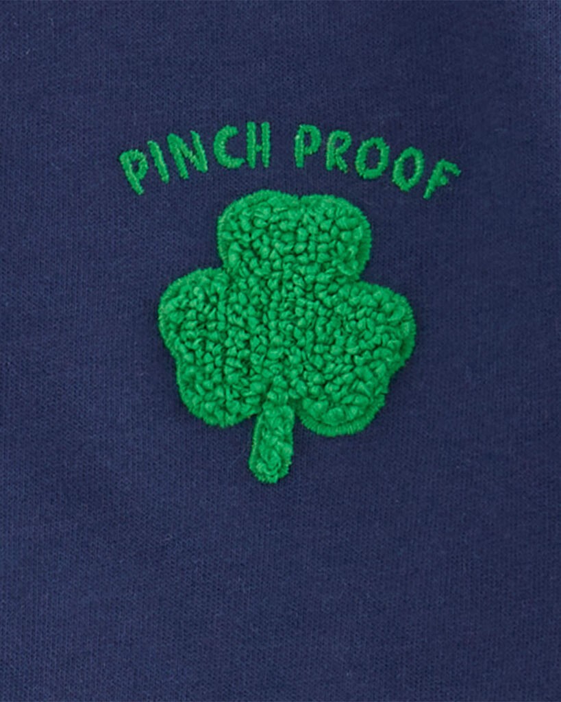 slide 2 of 3, Carter's Baby 2-Piece St. Patrick's Day Top & Pant Set Navy/Grey 24M, 1 ct