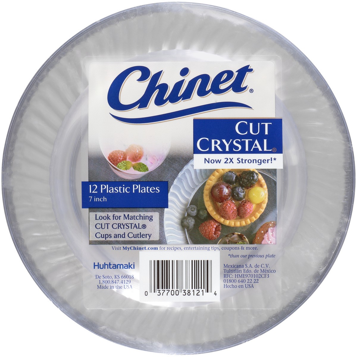 slide 5 of 7, Chinet 7 inch Plastic Plates, 12 ct