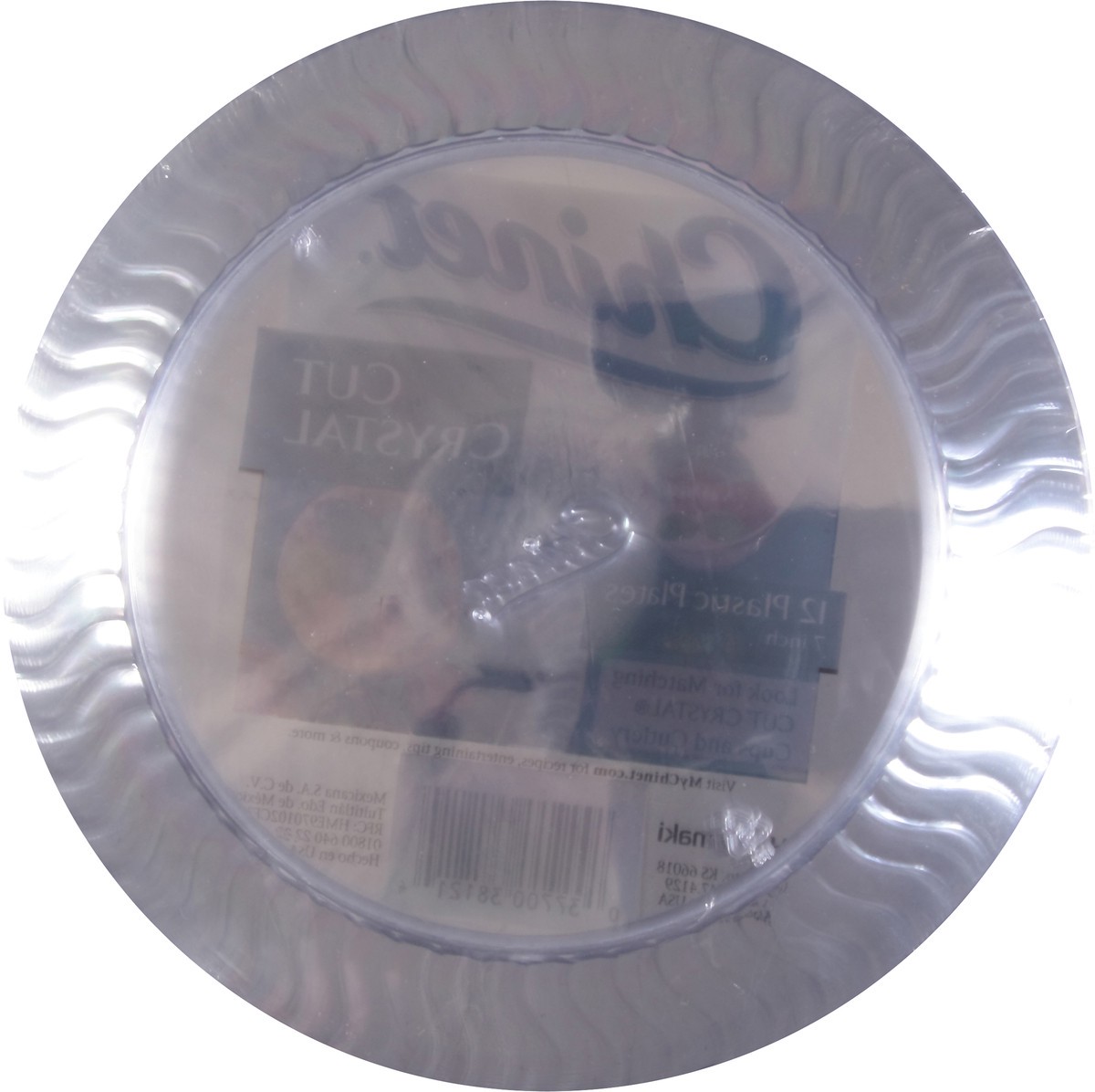 slide 3 of 7, Chinet 7 inch Plastic Plates, 12 ct