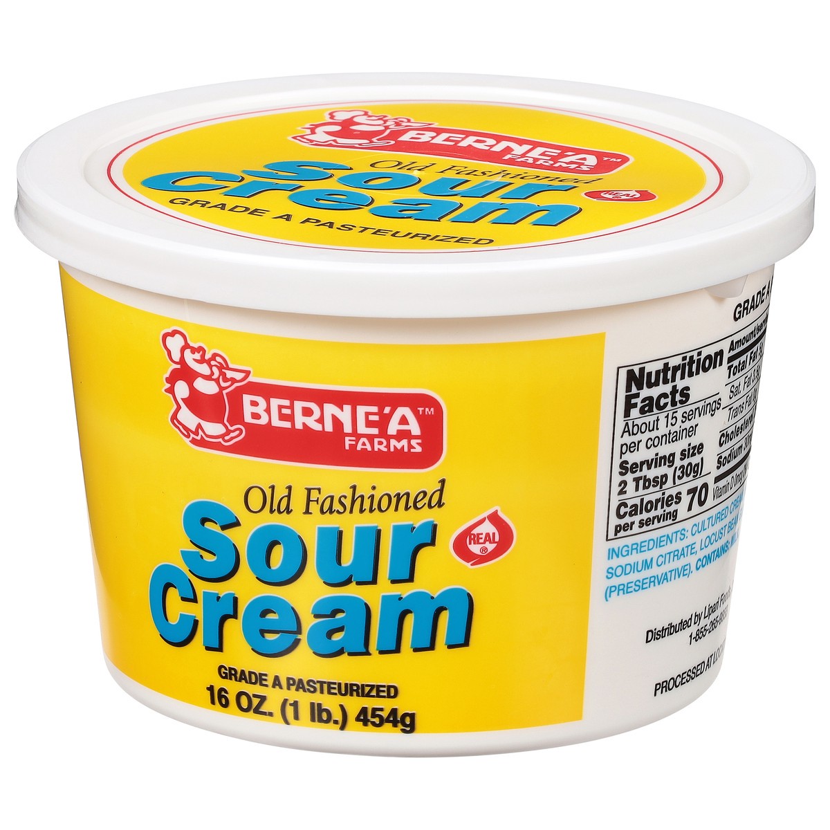 slide 14 of 14, Berne'a Farms Old Fashioned Sour Cream 16 oz, 16 oz