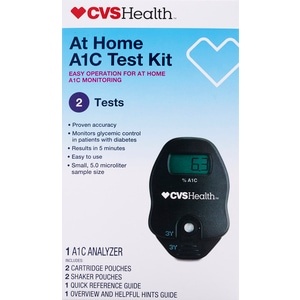 slide 1 of 1, CVS Health At Home A1C Test Kit, 1 ct