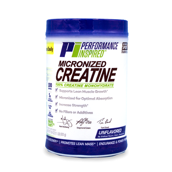 slide 1 of 1, Performance Inspired Nutrition Micronized Creatine Unflavored, 17.64 oz