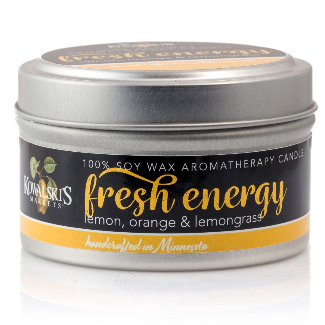 slide 1 of 1, Kwl Fresh Energy Candle Tin, 1 ct