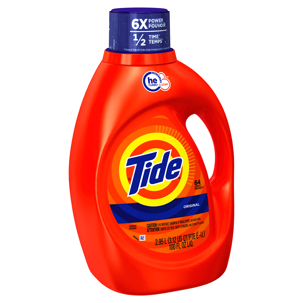 slide 2 of 5, Tide Original High Efficiency Liquid Laundry Detergent, 100 oz