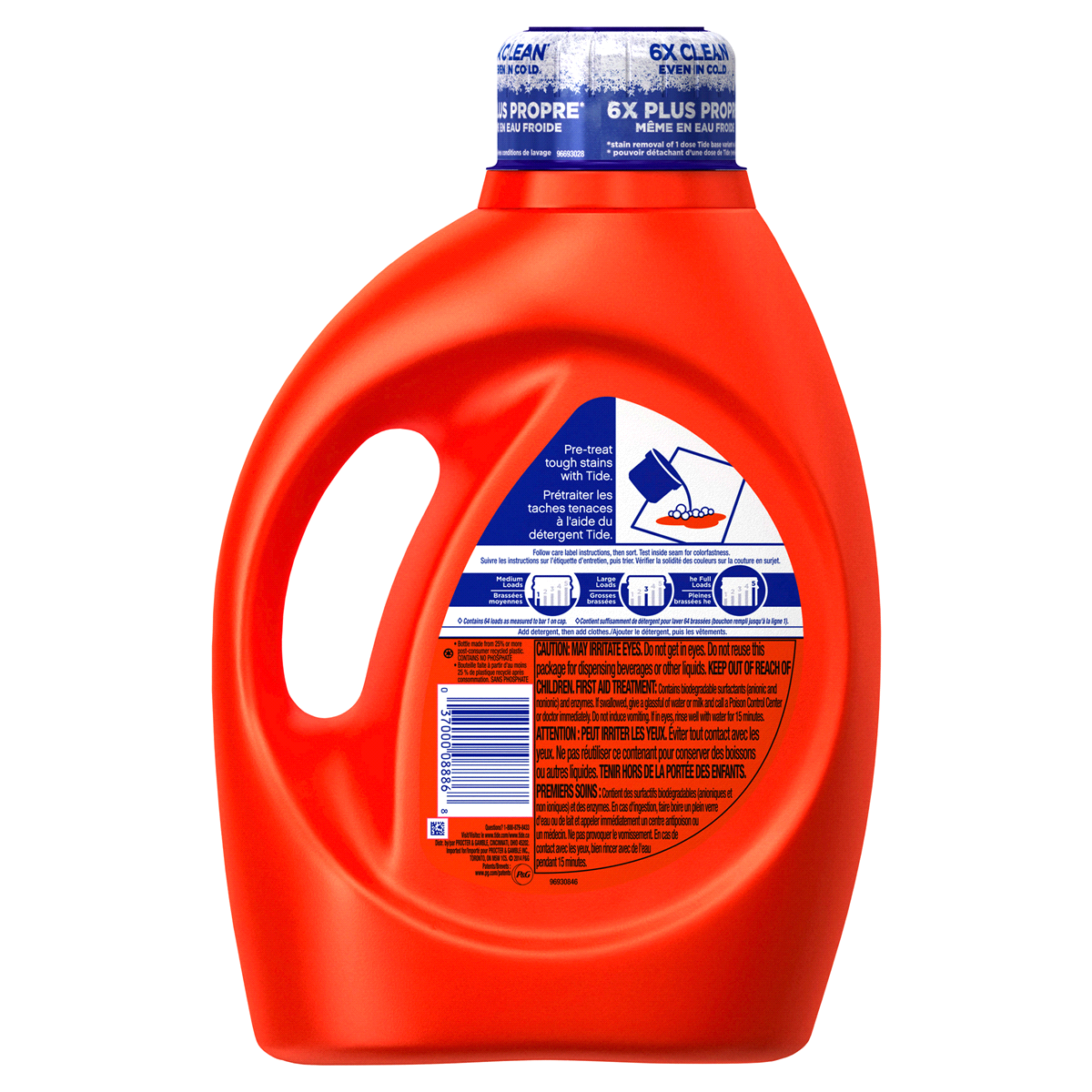 slide 3 of 5, Tide Original High Efficiency Liquid Laundry Detergent, 100 oz