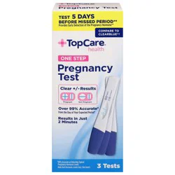 TopCare Health One Step Pregnancy Test 3 ea