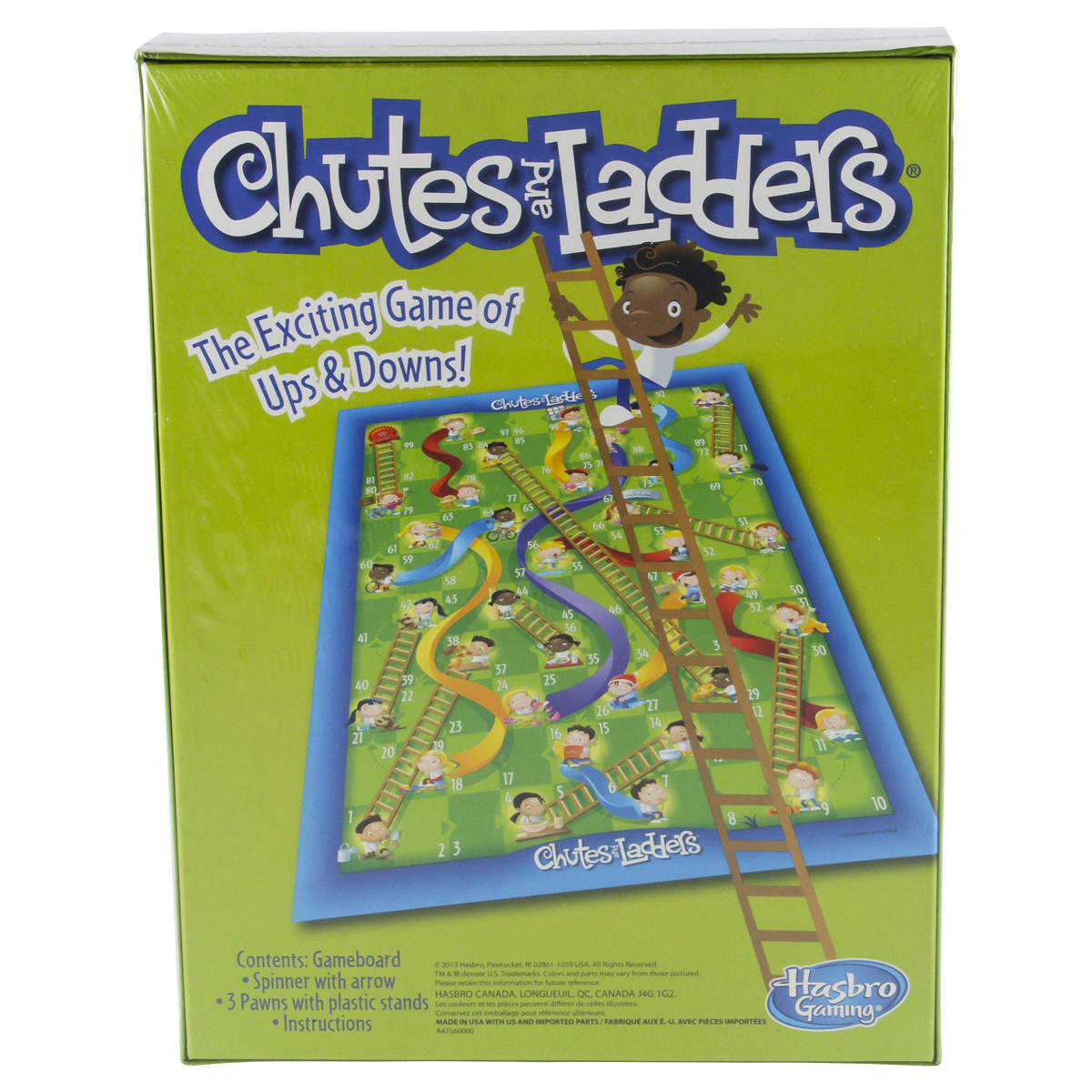 slide 2 of 7, Hasbro Chutes and Ladders Game, 1 ct