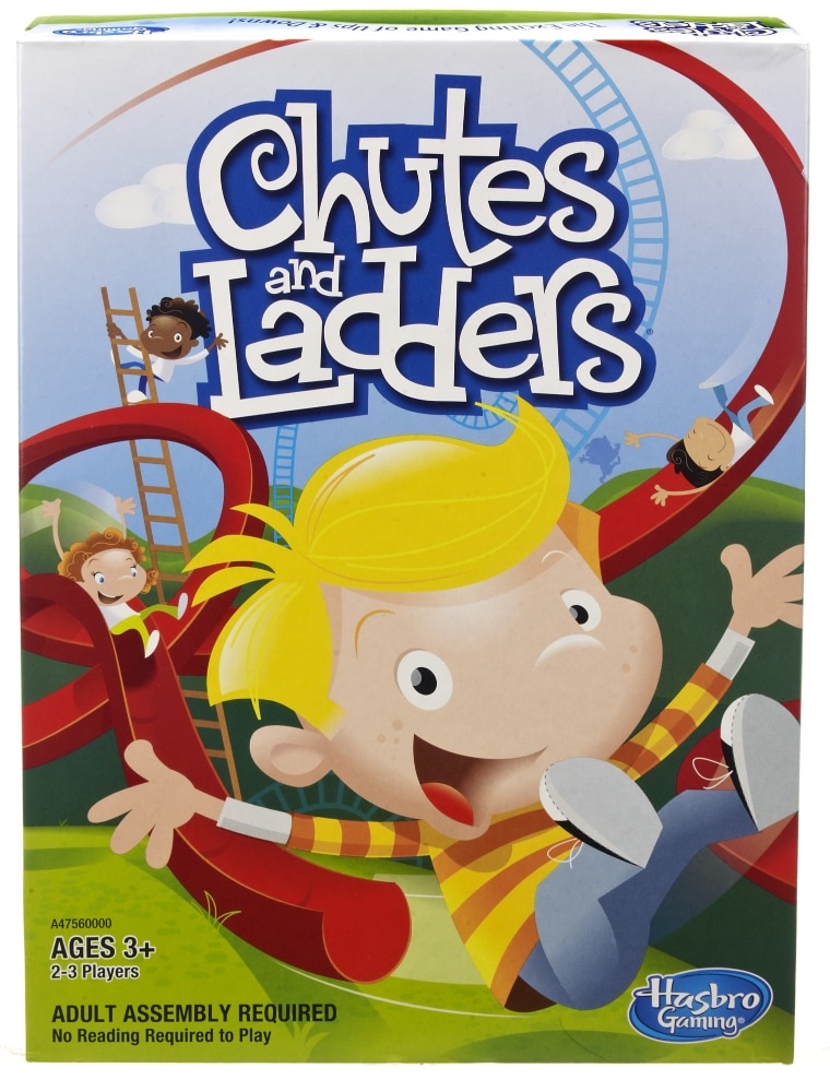 slide 1 of 4, Hasbro Chutes and Ladders Game, 1 ct