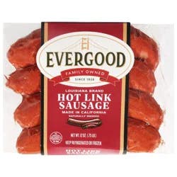 Evergood Hot Link Sausage 12 oz