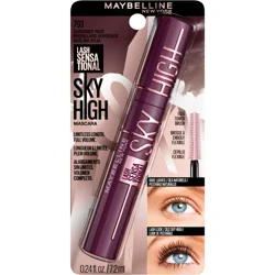 Maybelline Lash Sensational Sky High Washable Mascara Makeup, Burgundy Haze, 0.24 Fl Oz