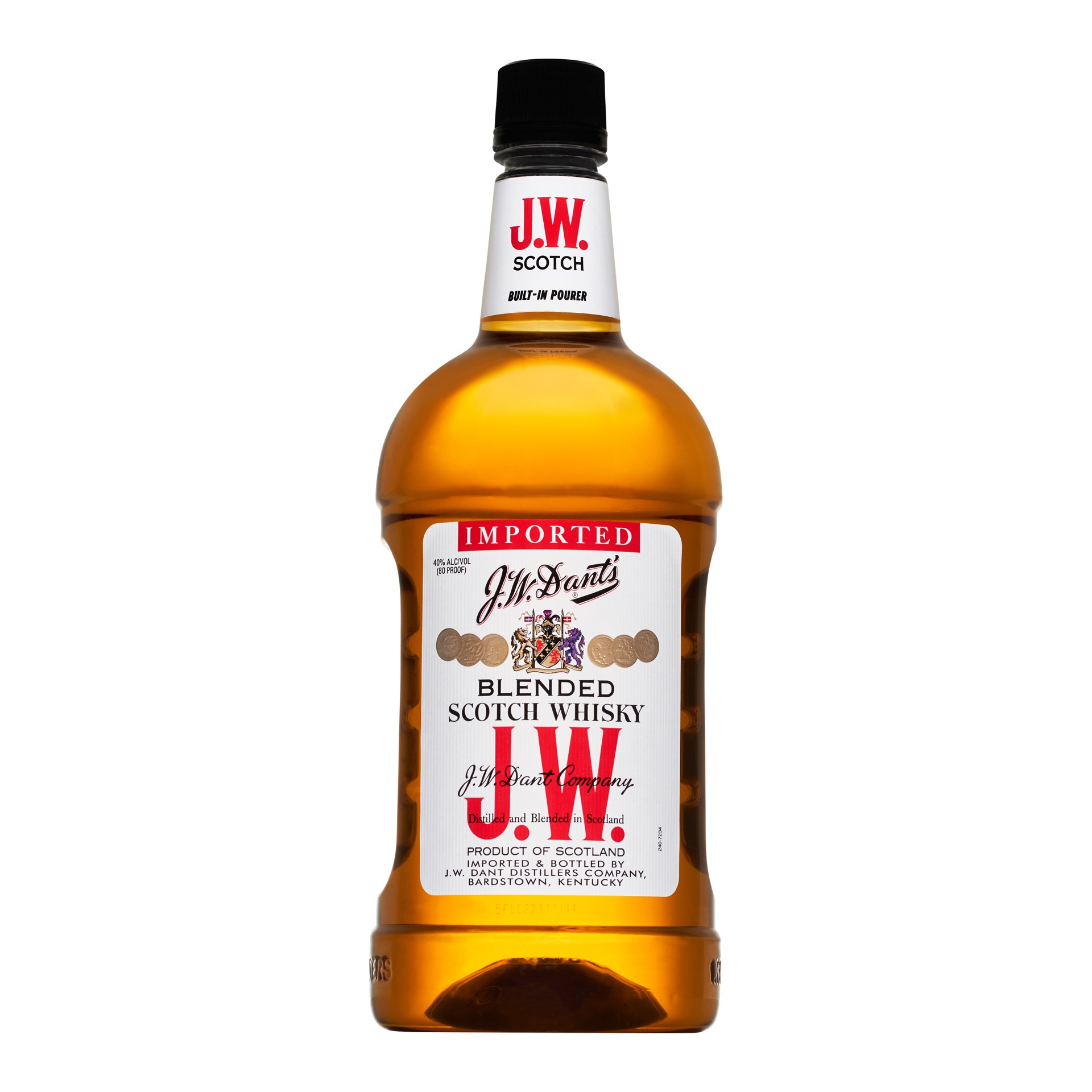 slide 1 of 2, J.W. Dant Scotch, 1750 ml, 1750 ml